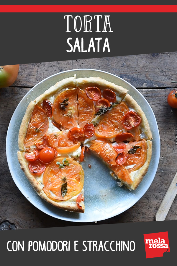 Torta salata con pomodori e stracchino 2 torta salata pomodoro stracchino