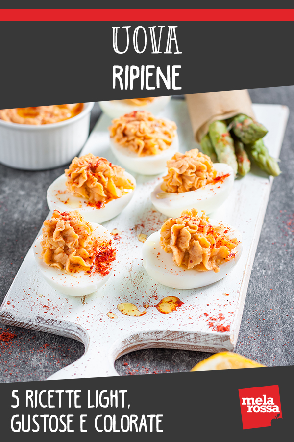 Uova ripiene: 5 ricette light, gustose e colorate 2 uova ripiene 5 ricette