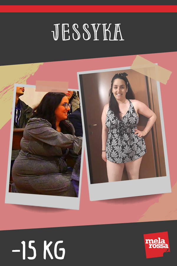 Jessyka, -15 kg con Melarossa: “Con questa dieta dedico tempo a me stessa!” 1 testimonial melarossa jessyka 15 kg