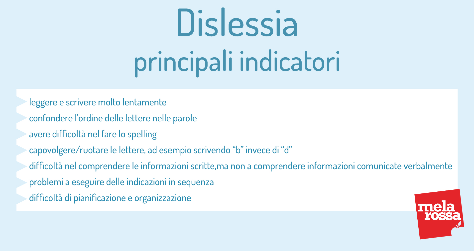 Dislessia: cos'è, epidemiologia, cause, come si manifesta, sintomi, diagnosi e trattamenti 10 dislessia: principali indicatori