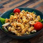 Fusilli integrali al pesce spada e pomodorini 1 fusilli pesce spada pomodorini
