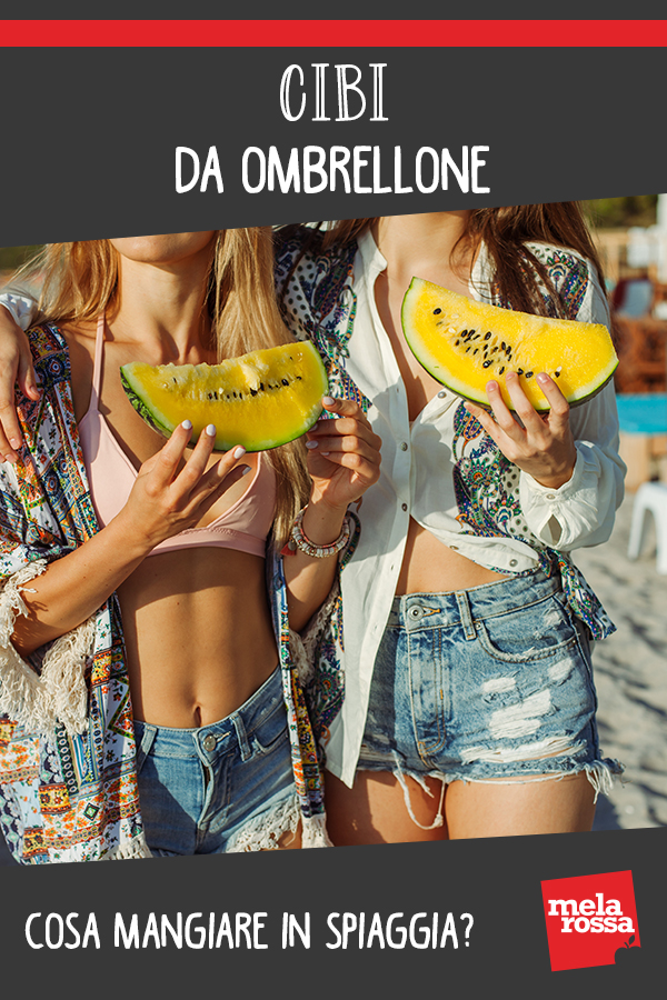 Cibi da ombrellone. Cosa mangiare in spiaggia? 2 cibi ombrellone