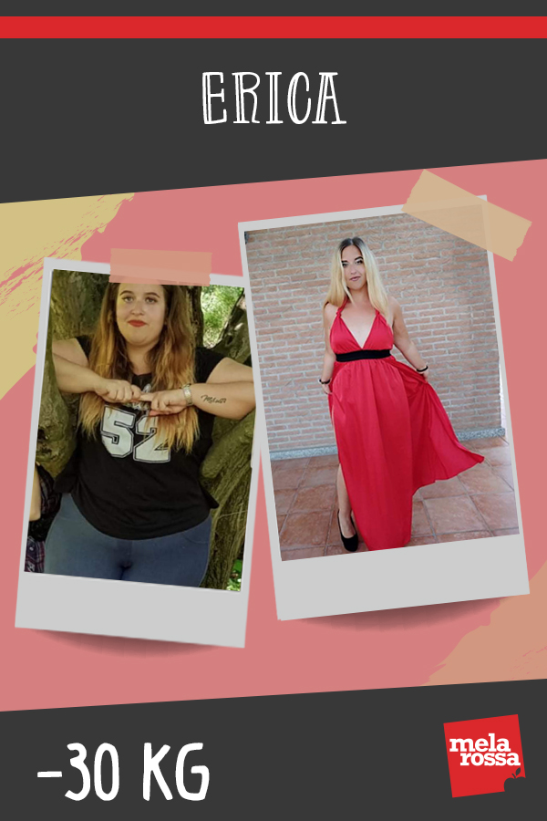 Erica -30kg con Melarossa “Senza Melarossa non so come avrei fatto!” 1 testimonial melarossa erica 30 kg
