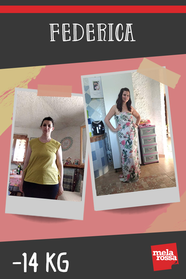 Federica -14kg con Melarossa: “Sto provando gioie mai provate!” 1 testimonial melarossa federica 14 kg