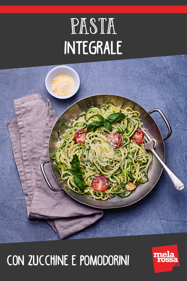 Pasta integrale con zucchine e pomodorini 2 pasta integrale zucchine 1