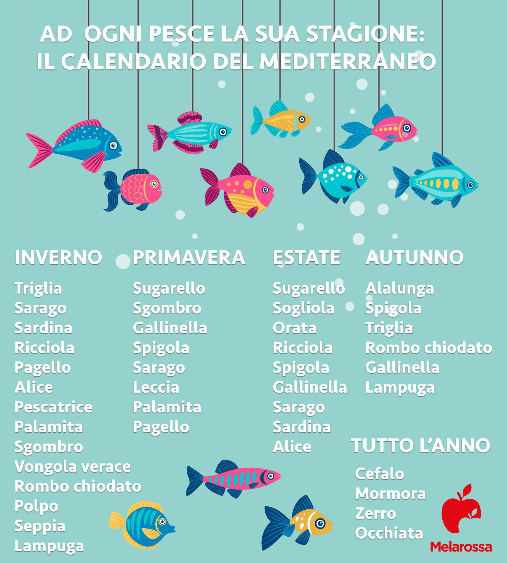 Che pesci comprare? Ecco la guida all'acquisto del pesce fresco 3 Pesci e stagionalità