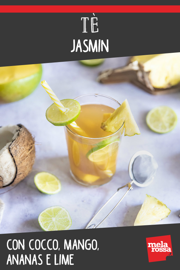 Tè jasmin con cocco, mango, ananas e lime 4 te jasmin