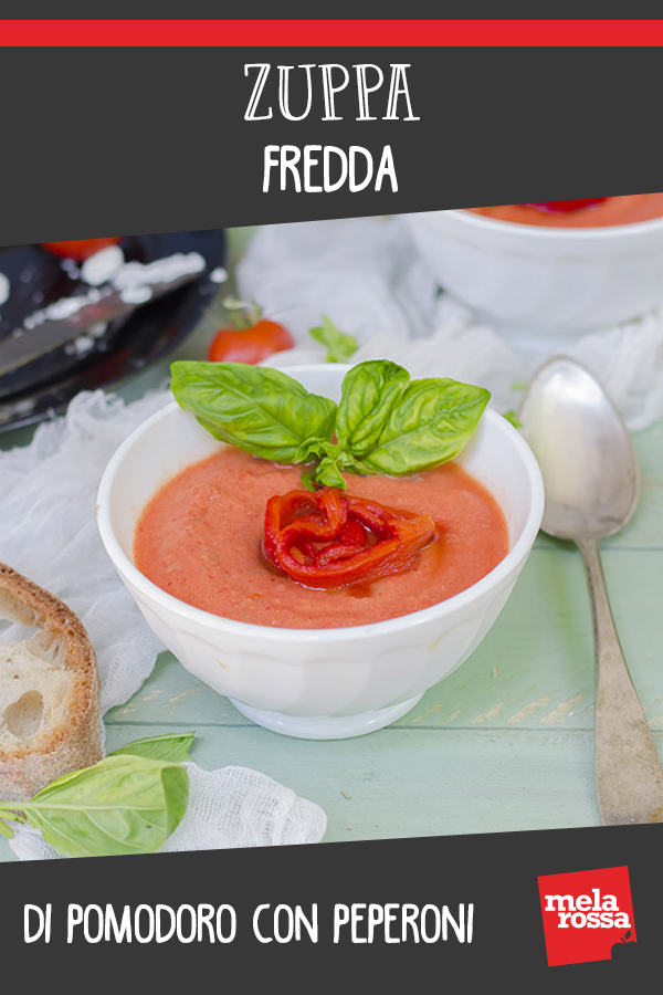 Zuppa fredda di pomodoro con peperoni 2 zuppa fredda pomodoro peperoni