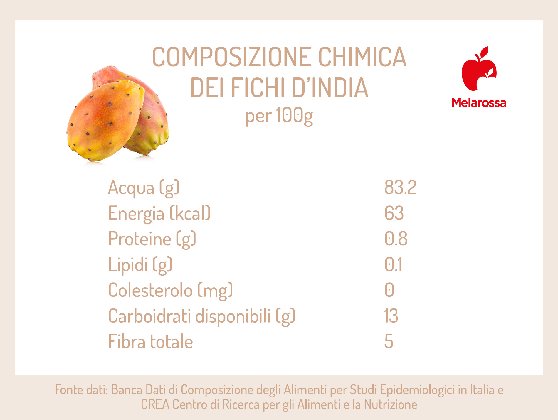 Fichi d'India: cosa sono, proprietà, valori nutrizionali e benefici 3 Fichi d'India: cosa contengono