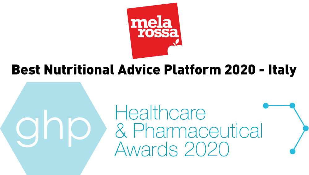 A Melarossa il prestigioso premio per la consulenza nutrizionale Best Nutritional Advice Platform 2020 1 Best Nutritional Advice Platform 2020