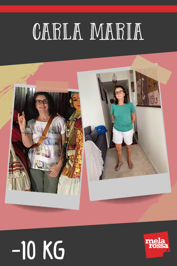 Carla -10kg con Melarossa: “Una validissima dieta da non lasciare mai!” 1 testimonial melarossa Carla 10 kg