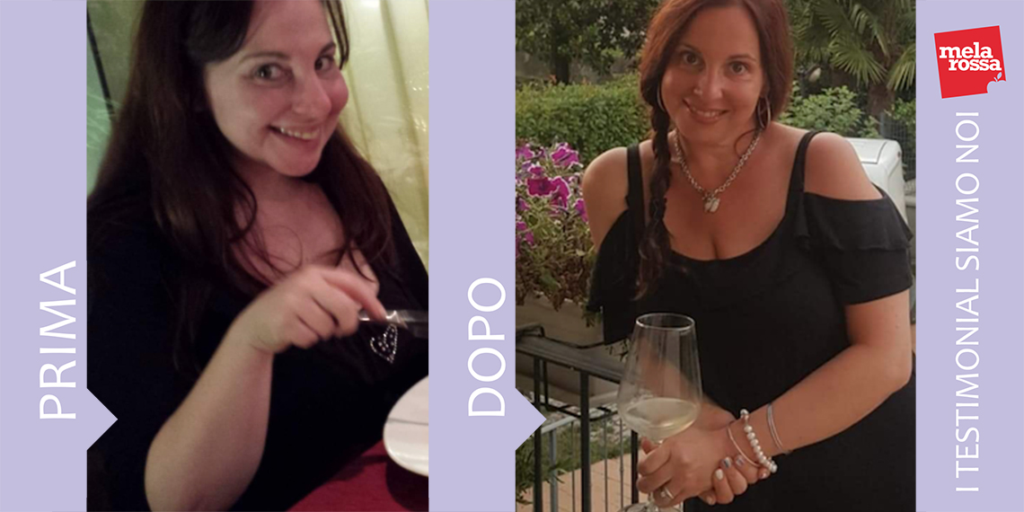 I testimonial di Melarossa: 6 storie di successo da cui lasciarti ispirare per dimagrire in salute 2 dieta melarossa caterina 26 kg