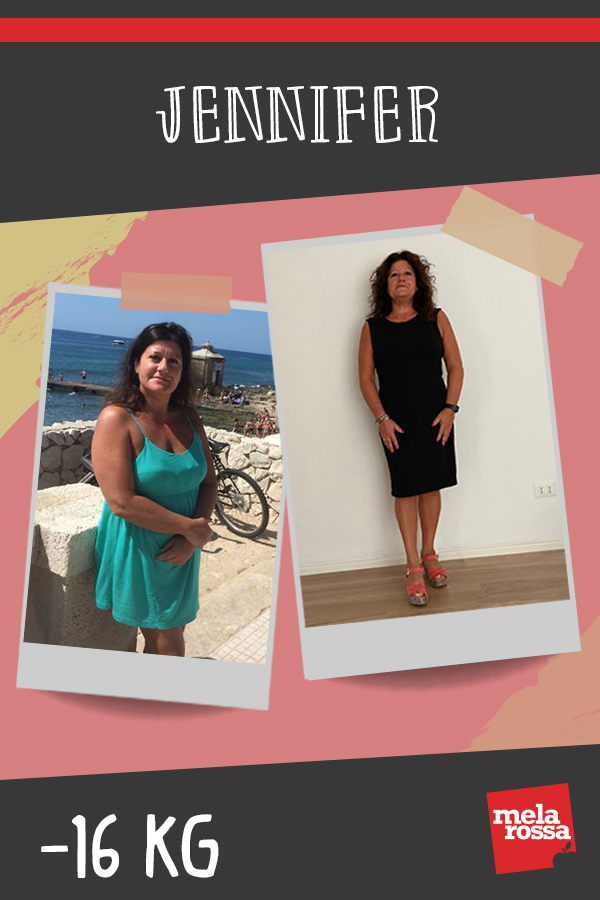 Jennifer -16 kg con Melarossa: “Finalmente posso dire che anche io ho un punto vita!” 1 testimonial Melarossa Jennifer 16 kg