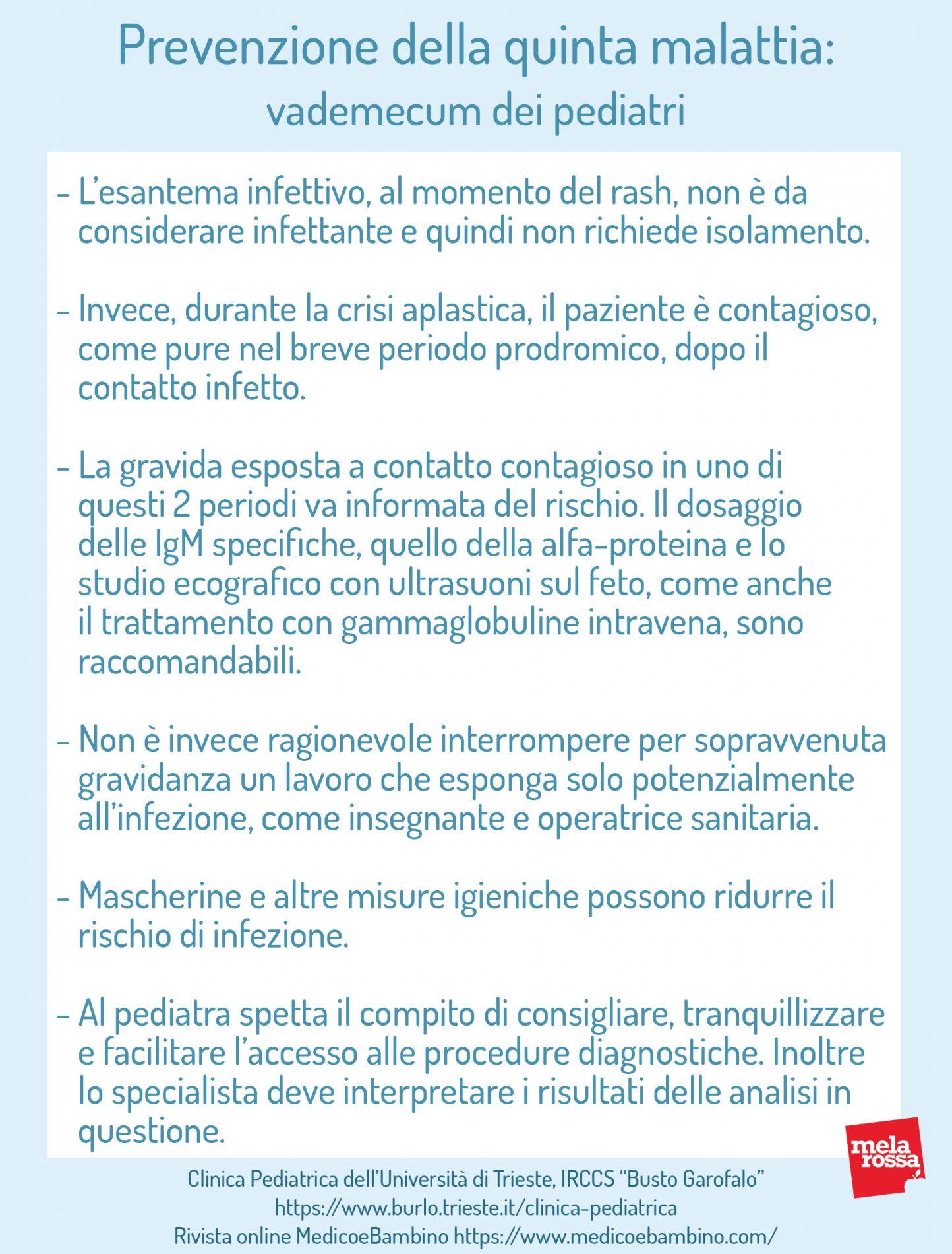Quinta malattia: cos’è, trasmissione e contagio, sintomi, cure e prevenzione 11 Quinta malattia: prevenzione
