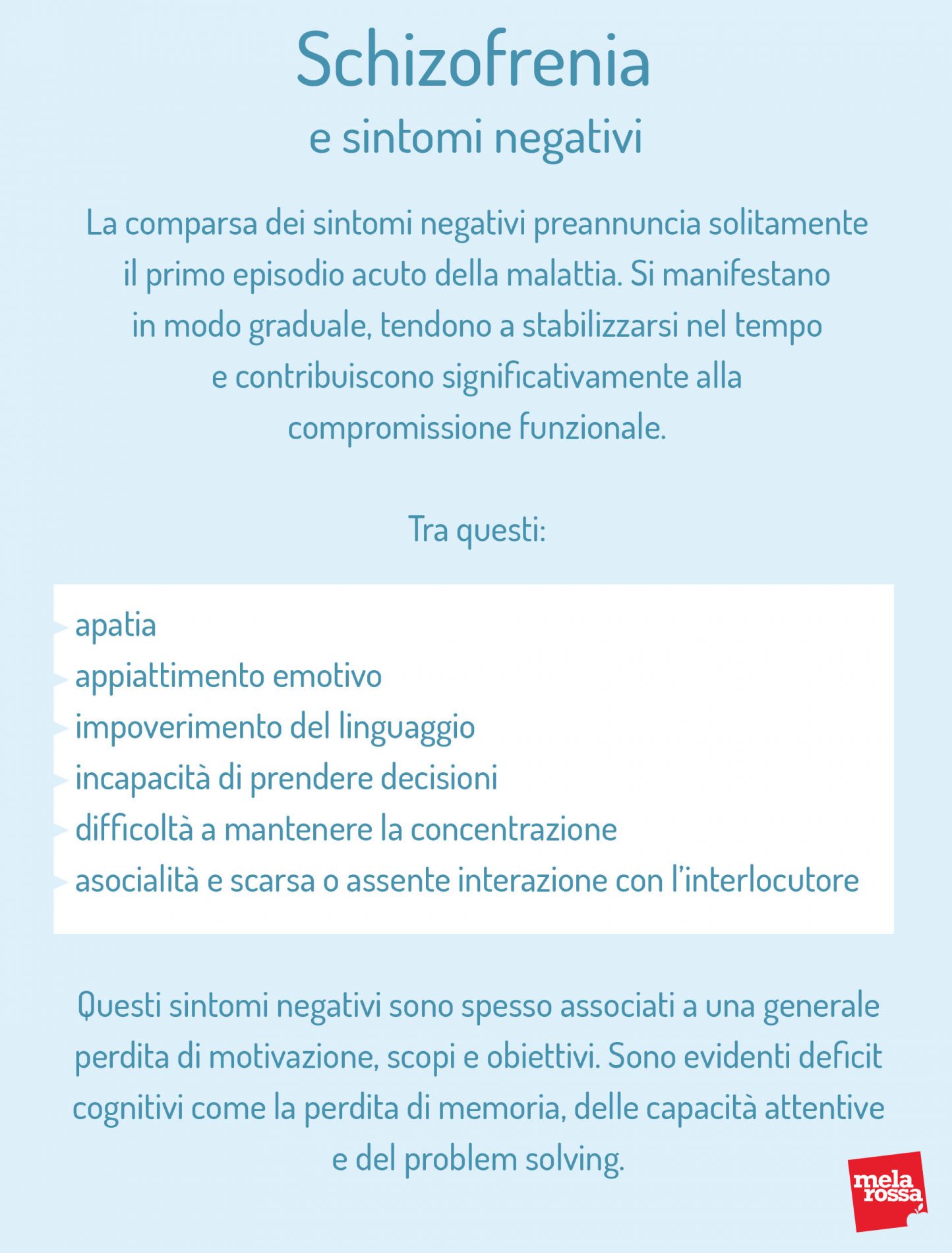 Schizofrenia: cos'è, classificazione, cause, sintomi, cure e trattamenti 5 Schizofrenia e sintomi negativi: quali sono