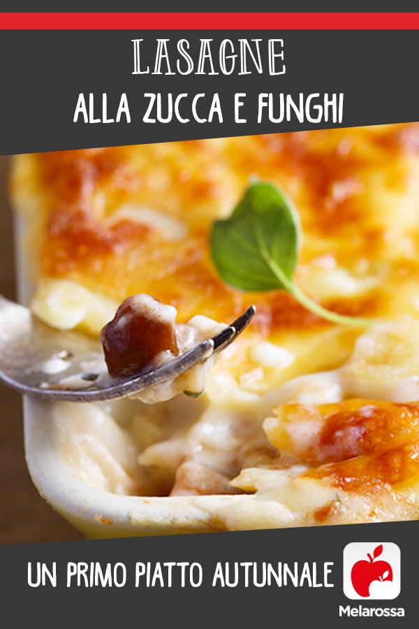 Lasagne alla zucca e funghi, un primo piatto autunnale 2 lasagna con zucca funghi