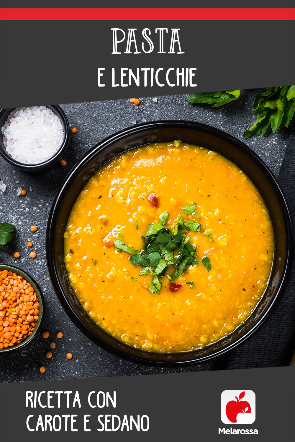 Pasta e lenticchie: ricetta con carote e sedano 3 pasta e lenticchie ricetta veloce