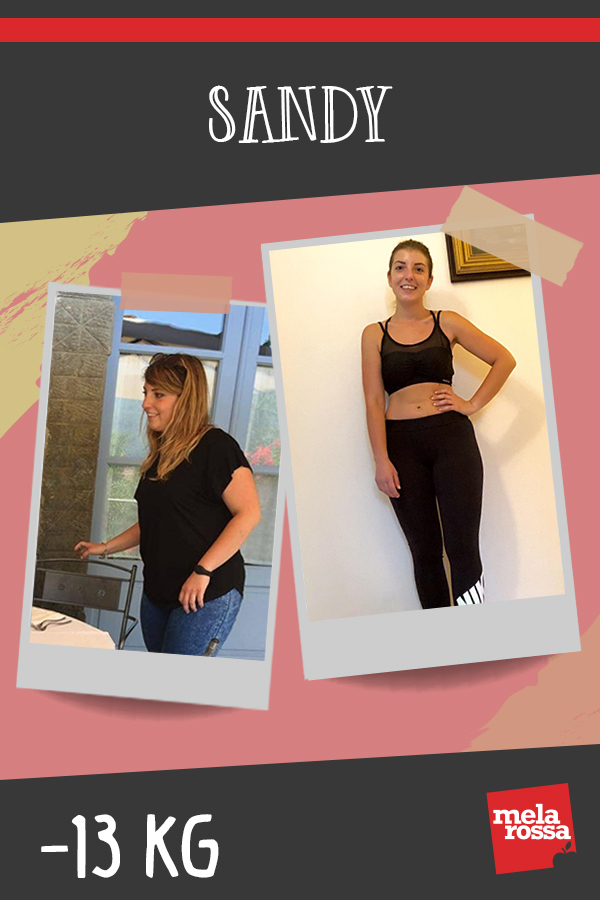 Sandy -13 kg con Melarossa: “ ho visto il mio corpo cambiare in un modo bellissimo!” 1 testimonial melarossa sandy 13 kg