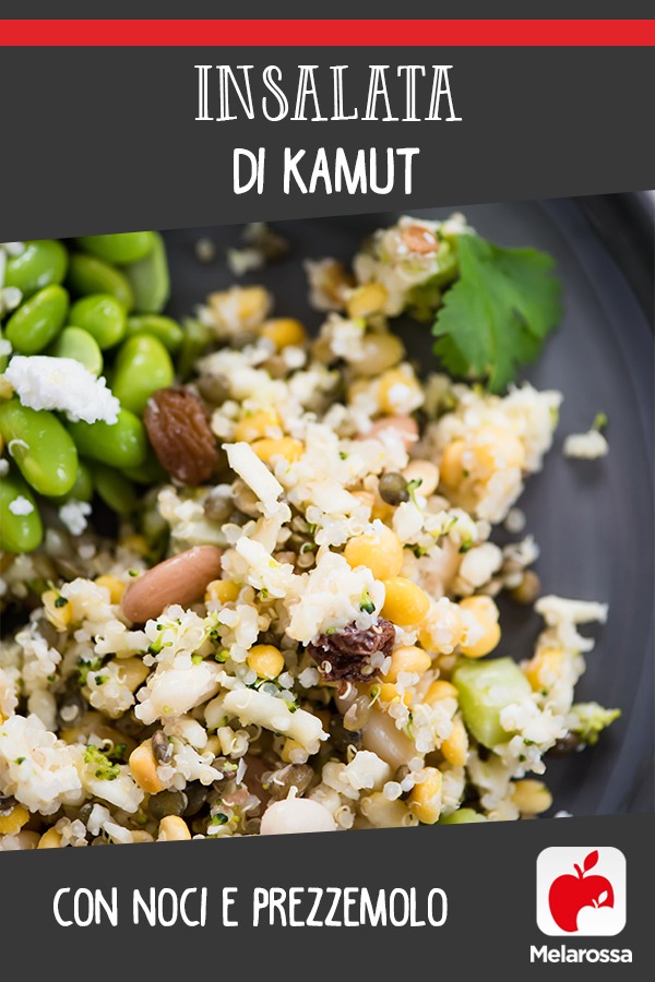 Insalata di kamut con noci e prezzemolo 2 Insalata di kamut con noci