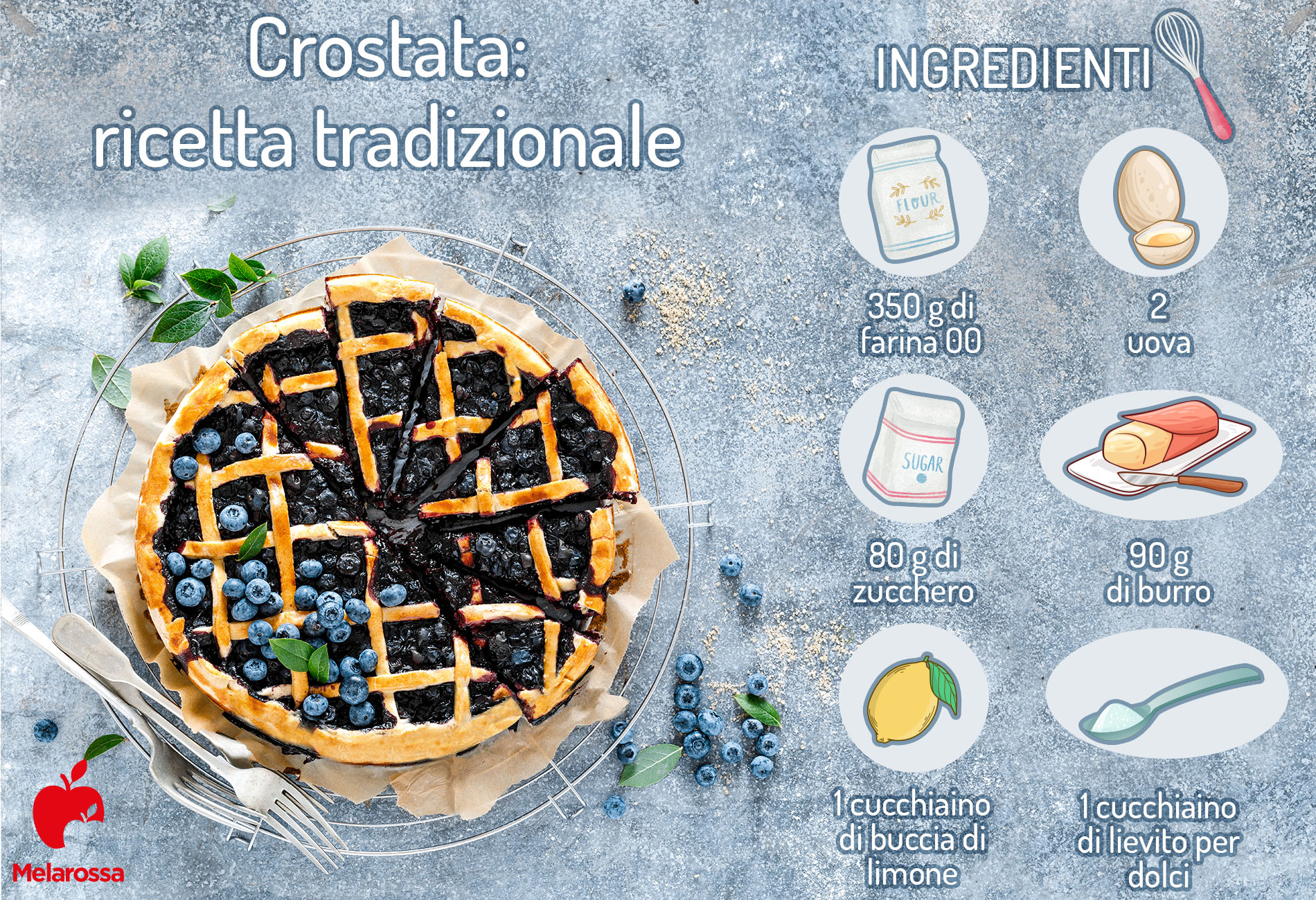 Crostata: storia, ricetta tradizionale, varianti e ricette semplici da provare 2 crostata: ricetta tradizionale