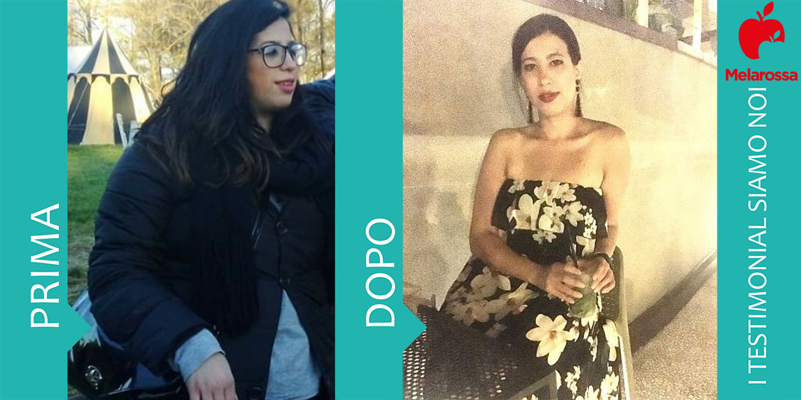 I testimonial di Melarossa: 6 storie di successo da cui lasciarti ispirare per dimagrire in salute 1 dieta Melarossa Lucia 40 kg