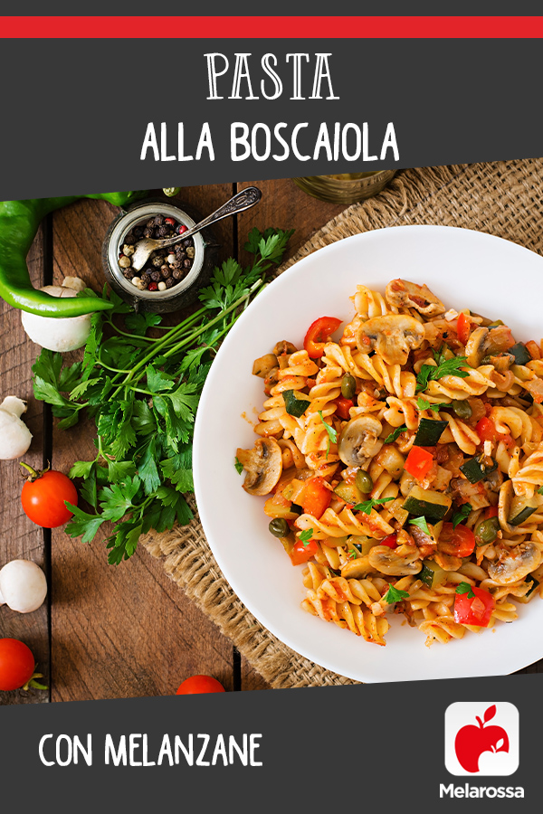 Pasta alla boscaiola con melanzane: la ricetta 2 pasta boscaiola con melanzane