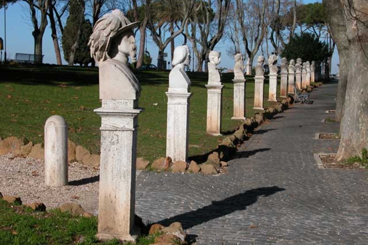 Alla scoperta di Roma: una passeggiata sul colle romano del Gianicolo 1 gianicolo busti garibaldini