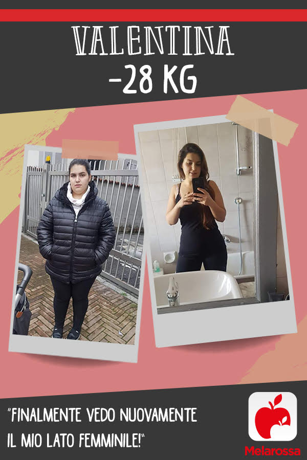 Valentina -28 kg con Melarossa “Finalmente vedo nuovamente il mio lato femminile!” 3 testimonial Melarossa Valentina 28 kg