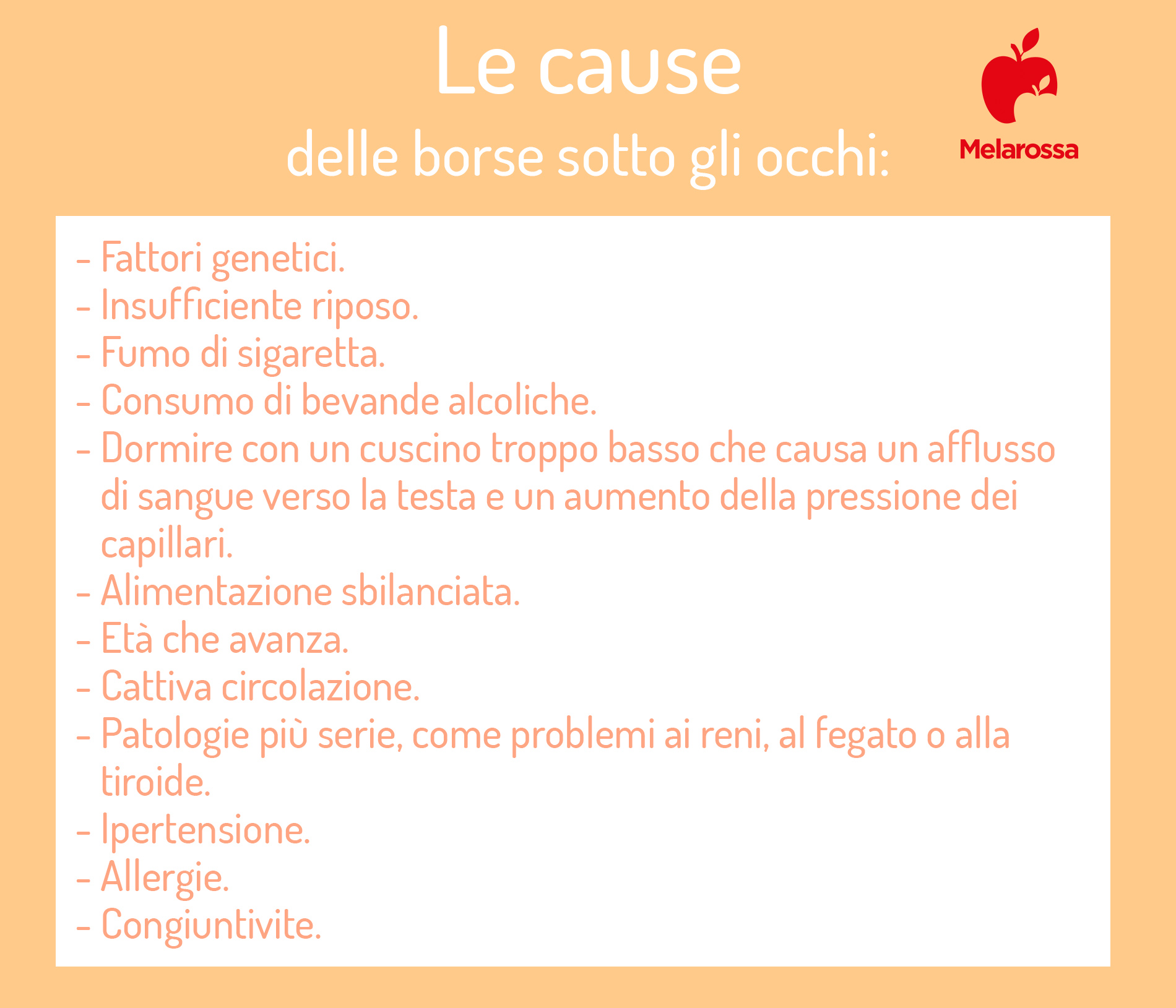 Borse sotto gli occhi: cosa sono, cause e sintomi, i rimedi naturali e i possibili trattamenti estetici 3 Cause delle borse sotto gli occhi