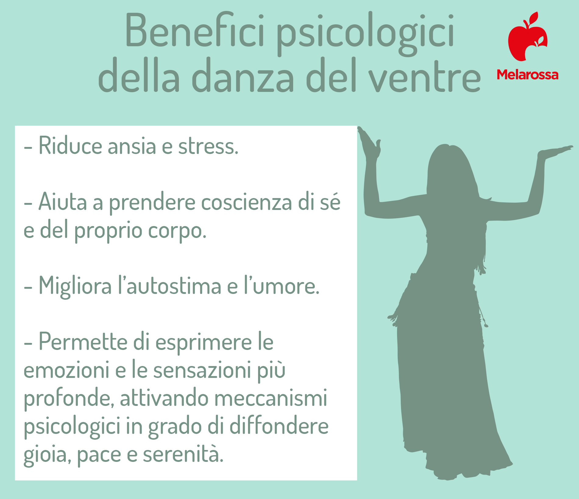 Danza del ventre: cos’è, storia, musica, come si svolge una lezione e benefici 8 Benefici psicologici della danza del ventre