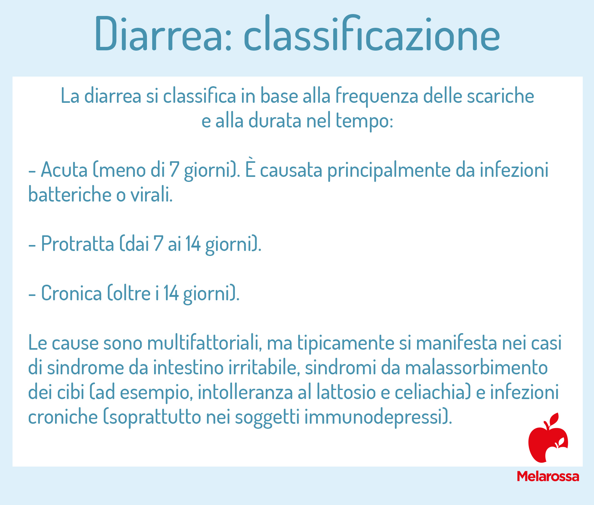 Diarrea: cos'è, cause, sintomi, cure e perché viene 3 diarrea: classificazione