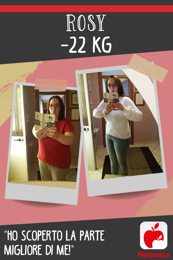 Rosy -22kg con Melarossa: “Ho scoperto la parte migliore di me!” 3 testimonial Melarossa Rosy 22 kg