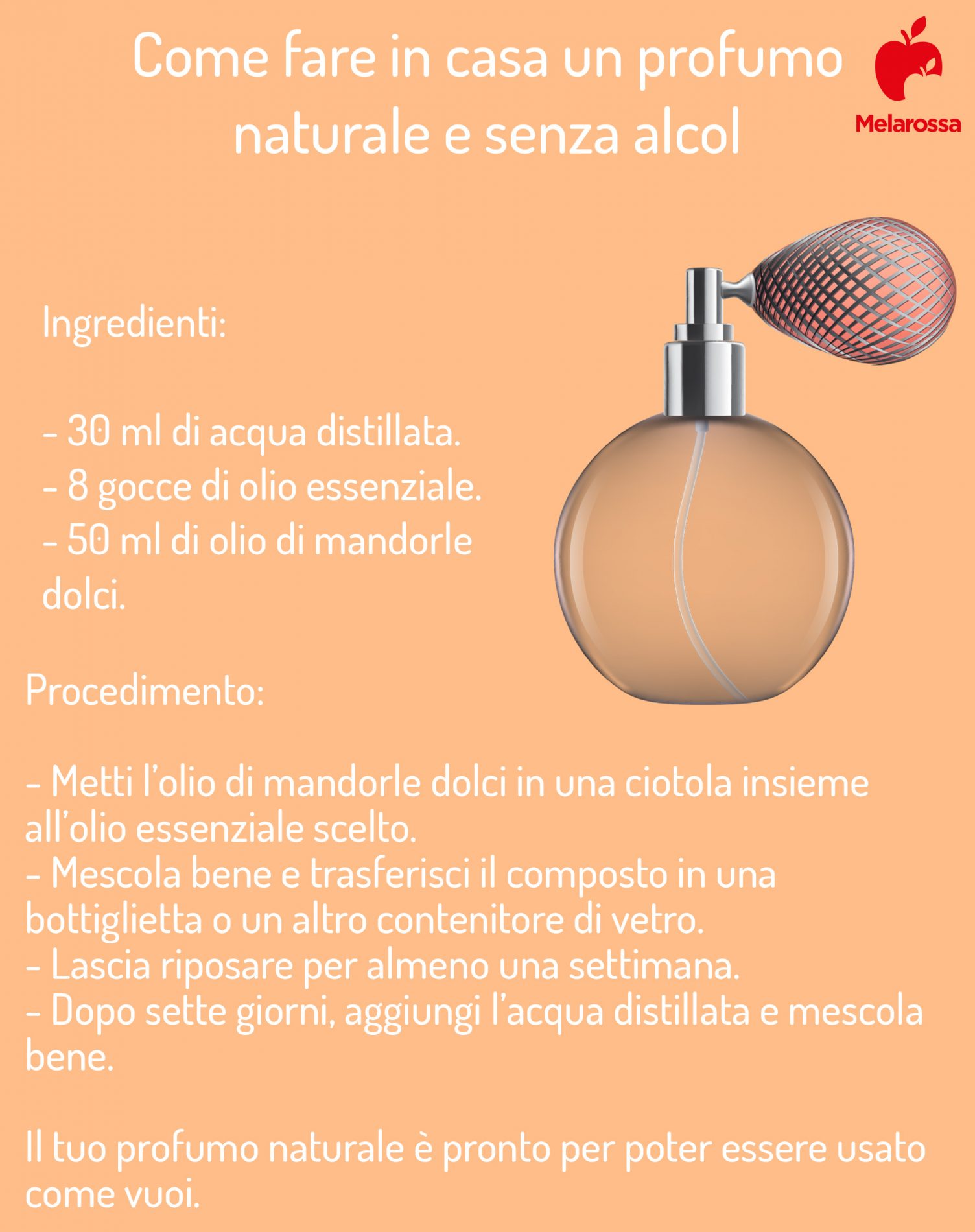 Acqua di Colonia: che cos’è, come si usa, differenza tra colonia e profumo e come farla in casa 9 Acqua di colonia fatta in casa