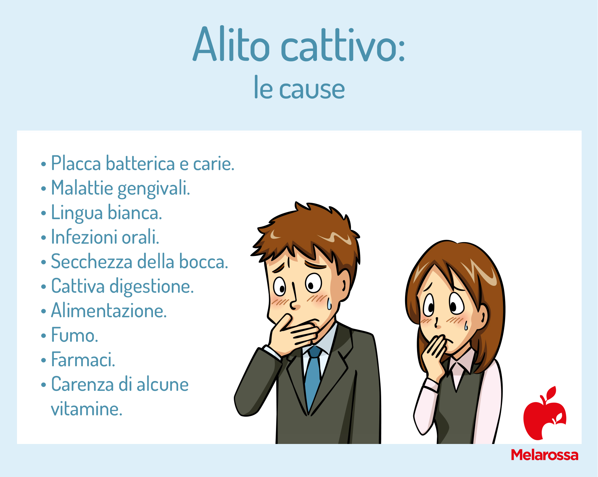 Alitosi: cos’è, possibili cause, sintomi, tipi, cosa fare e rimedi 3 Cause dell'alitosi