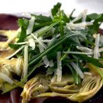 Carpaccio di bresaola con insalata di carciofi 1 Carpaccio di Bresaola con insalata di carciofi