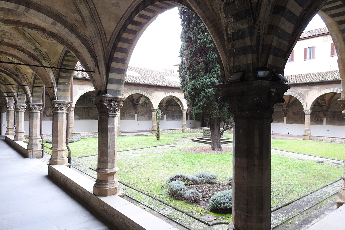 Alla scoperta di Firenze: il complesso di Santa Maria Novella 8 chiostro verde