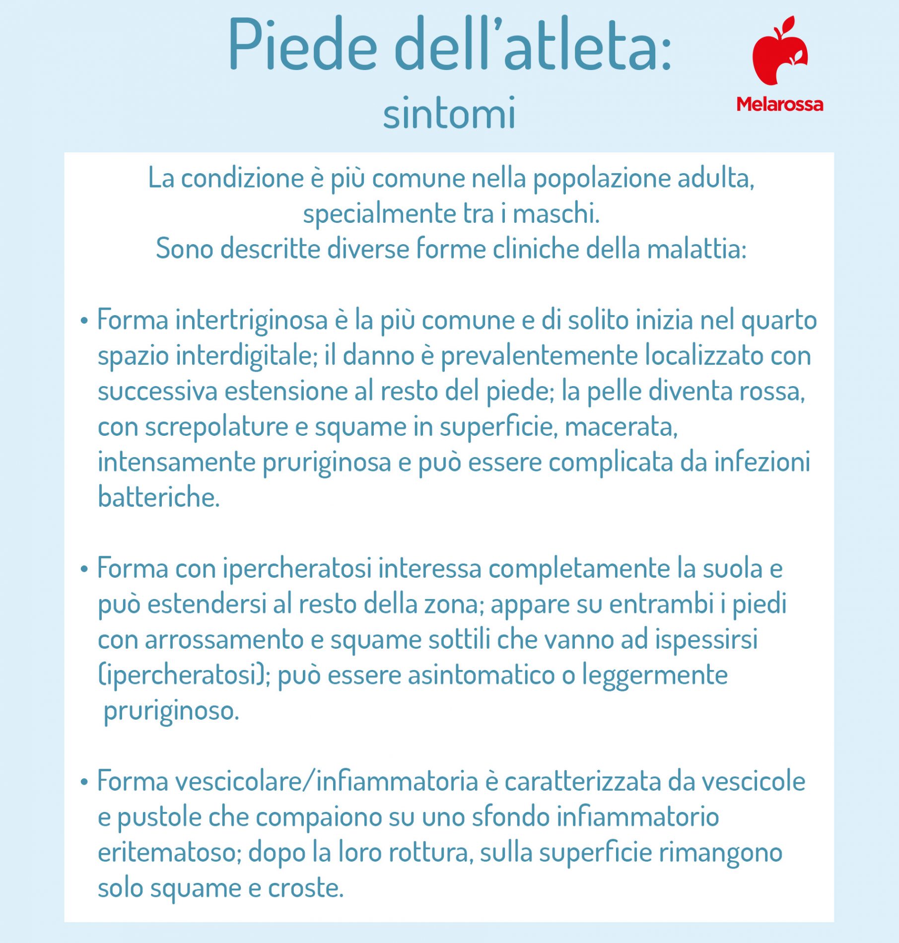 Piede d’atleta: cos’è, cause, sintomi, terapie e rimedi naturali, come prevenire 4 piede d'atleta: sintomi