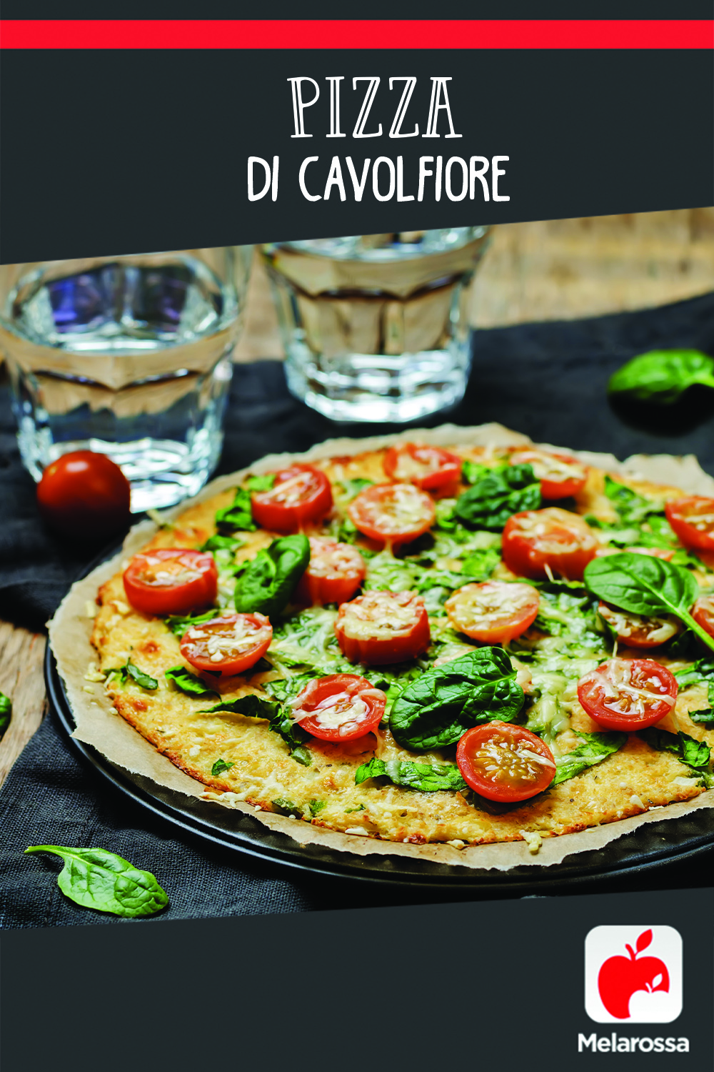 Pizza di cavolfiore: una ricetta light e senza farina 3 pizza cavolfiore