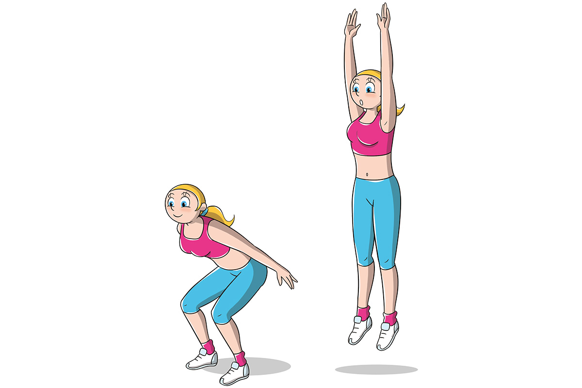 Skip o corsa a ginocchia alte: cos'è, come farlo, benefici, e esempi di allenamento per tonificare e dimagrire 13 skip e squat jump