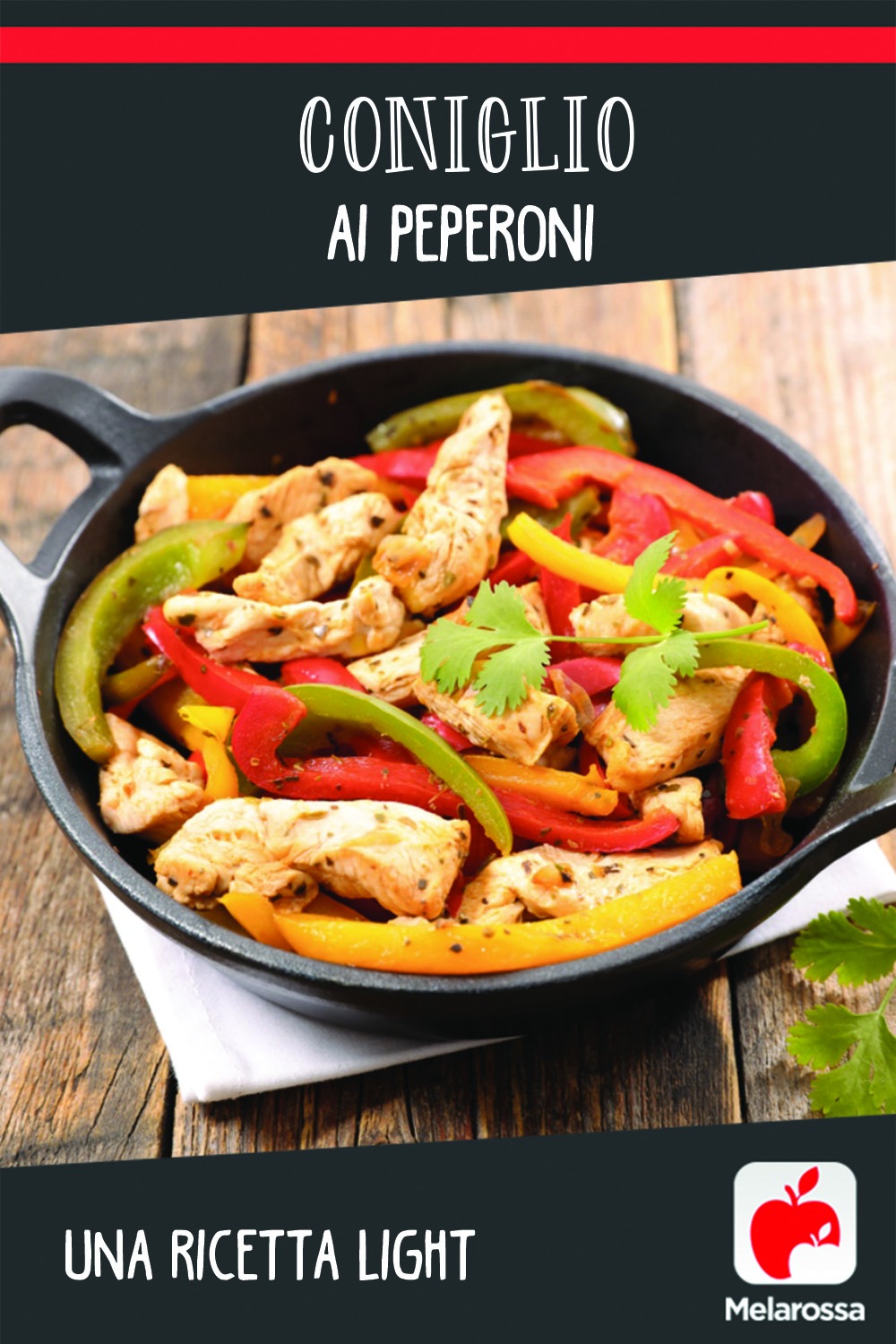 Coniglio ai peperoni in padella: una ricetta leggera e gustosa 5 Coniglio ai peperoni: una ricetta light.