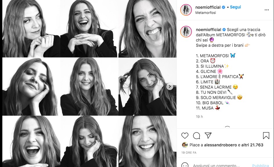 Sanremo, Noemi in splendida forma: scopri i segreti della sua dieta e del suo allenamento 1 noemi sanremo metamorfosi