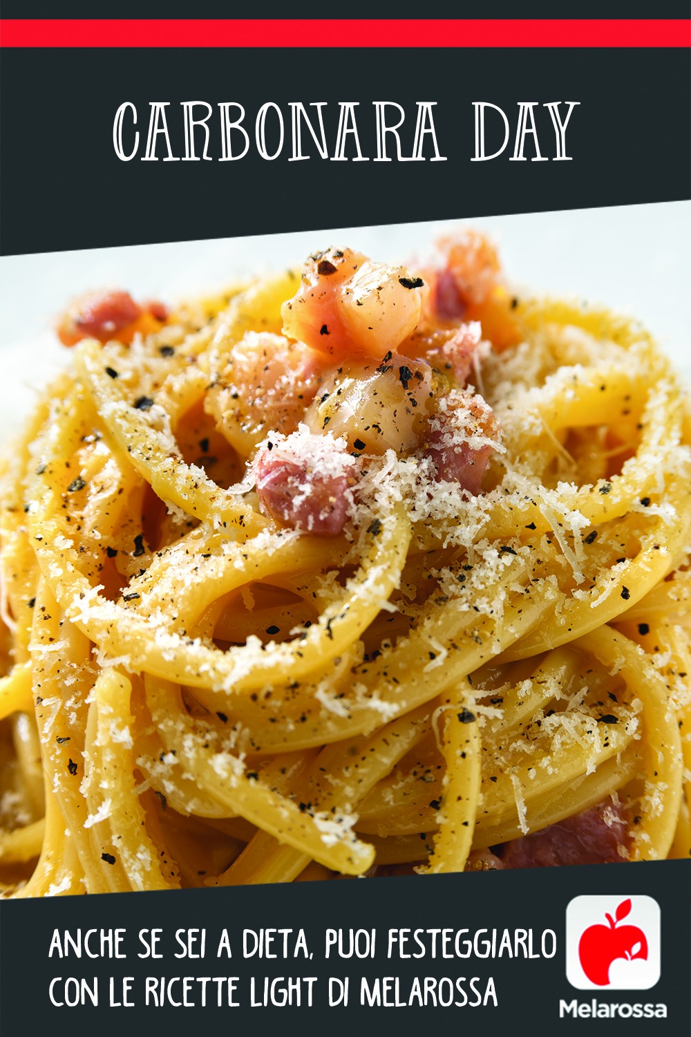 Carbonara Day: anche se sei a dieta, puoi festeggiarlo con le ricette light di Melarossa 2 carbonara day ricette