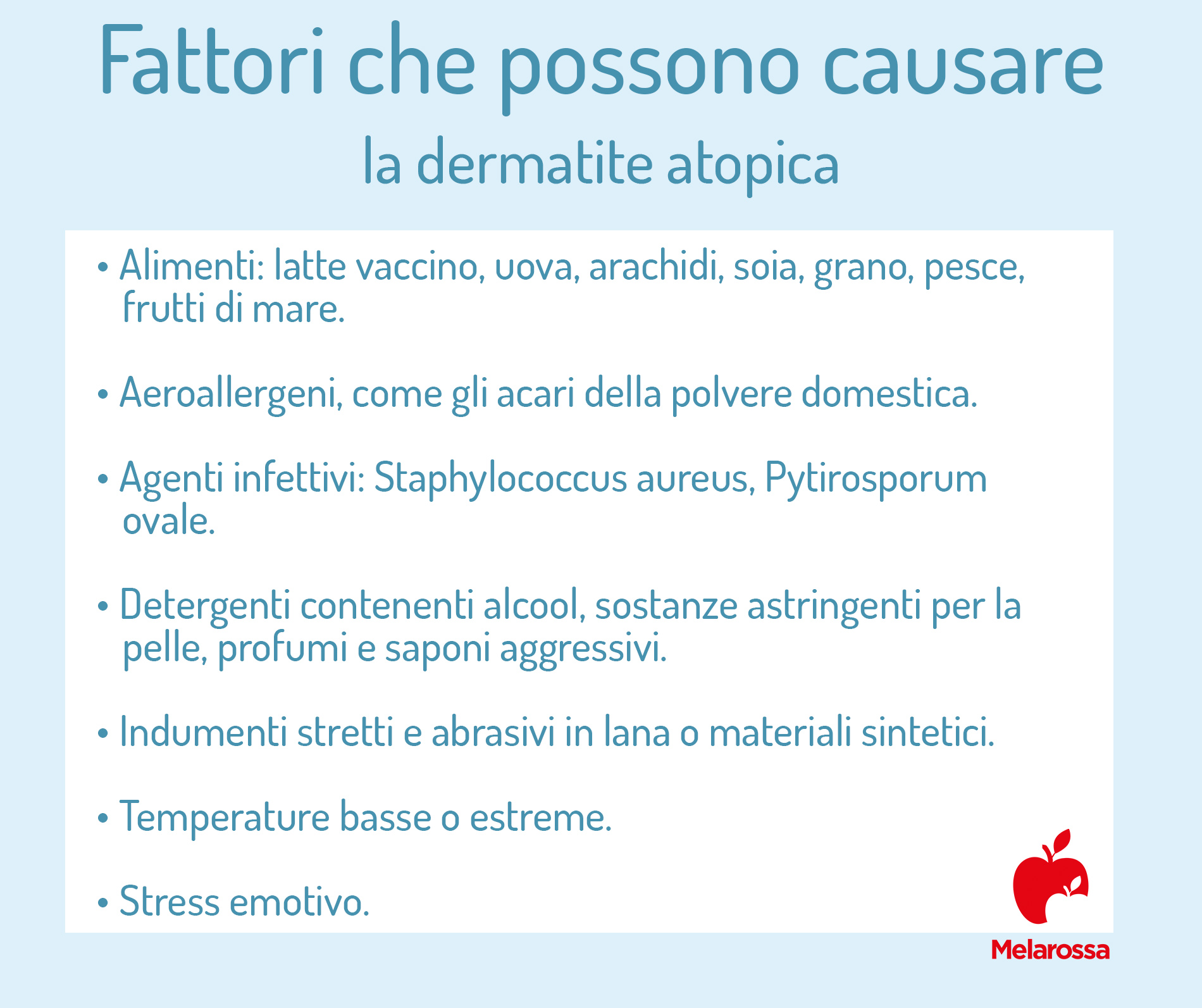 Dermatite atopica : cos’è, chi colpisce, cause, sintomi, diagnosi, trattamenti e rimedi 3 dermatite atopica: fattori di rischio