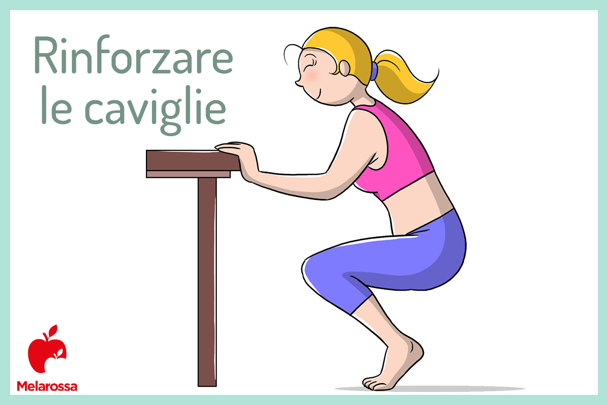 La ginnastica correttiva per piedi e caviglie in forma 1 rinforzare le caviglie