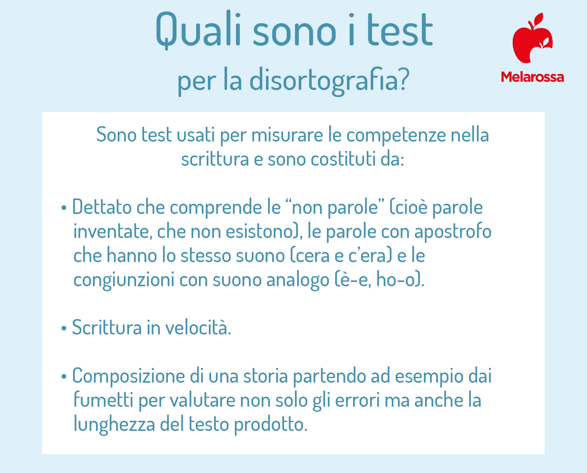 Disortografia: che cos’è, sintomi, cause, diagnosi e trattamento per scrivere correttamente 4 disortografia test 1