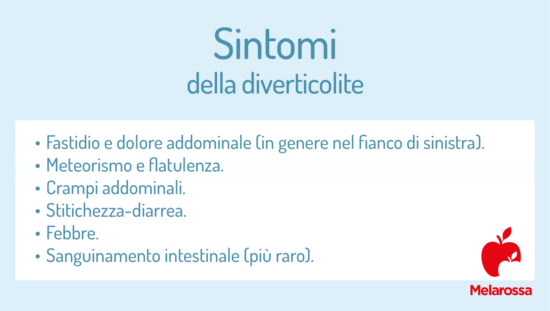 Diverticolite e diverticolosi: cause, sintomi, cure e dieta da seguire per stare meglio 3 Sintomi della diverticolite