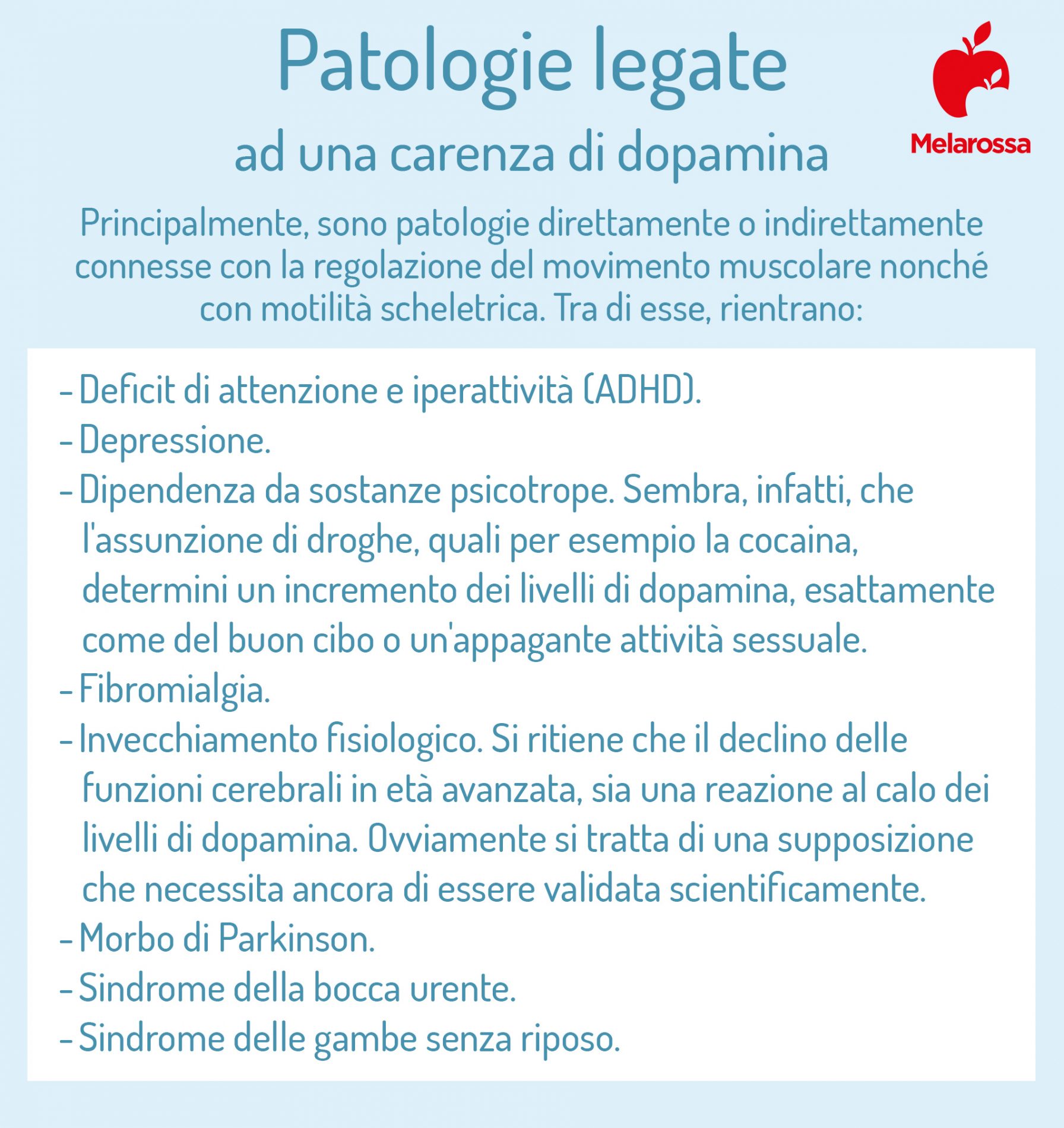 Dopamina: cos’è, sintesi, a cosa serve, quando viene prodotta, integratori e alimenti che ne favoriscono la produzione 5 carenza di dopamina