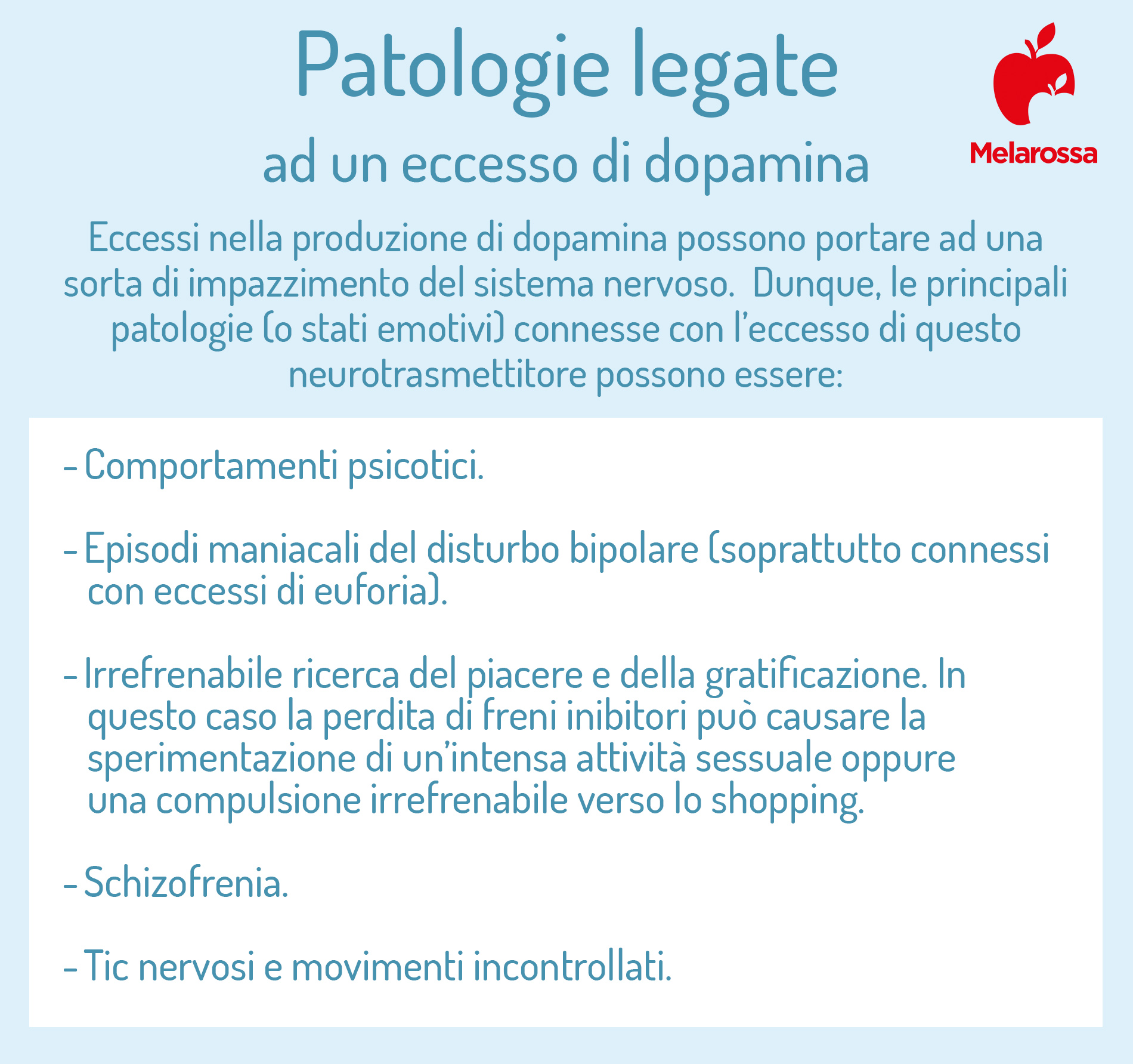 Dopamina: cos’è, sintesi, a cosa serve, quando viene prodotta, integratori e alimenti che ne favoriscono la produzione 6 eccesso di dopamina: cosa succede al corpo