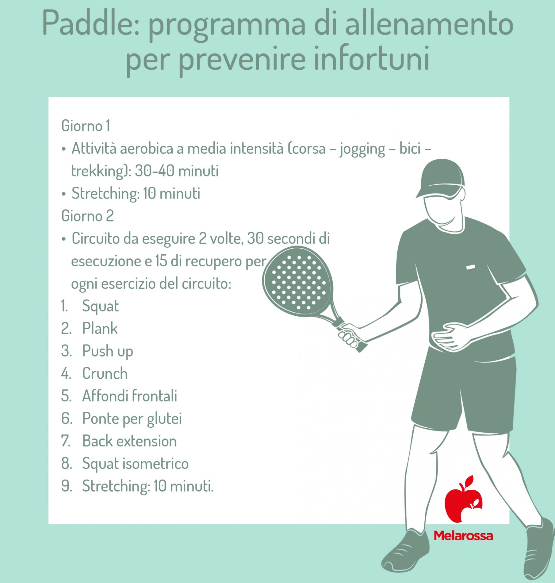 Paddle tennis: che cos’è, regole, differenze con il tennis, benefici 9 paddle programma allenamento 1