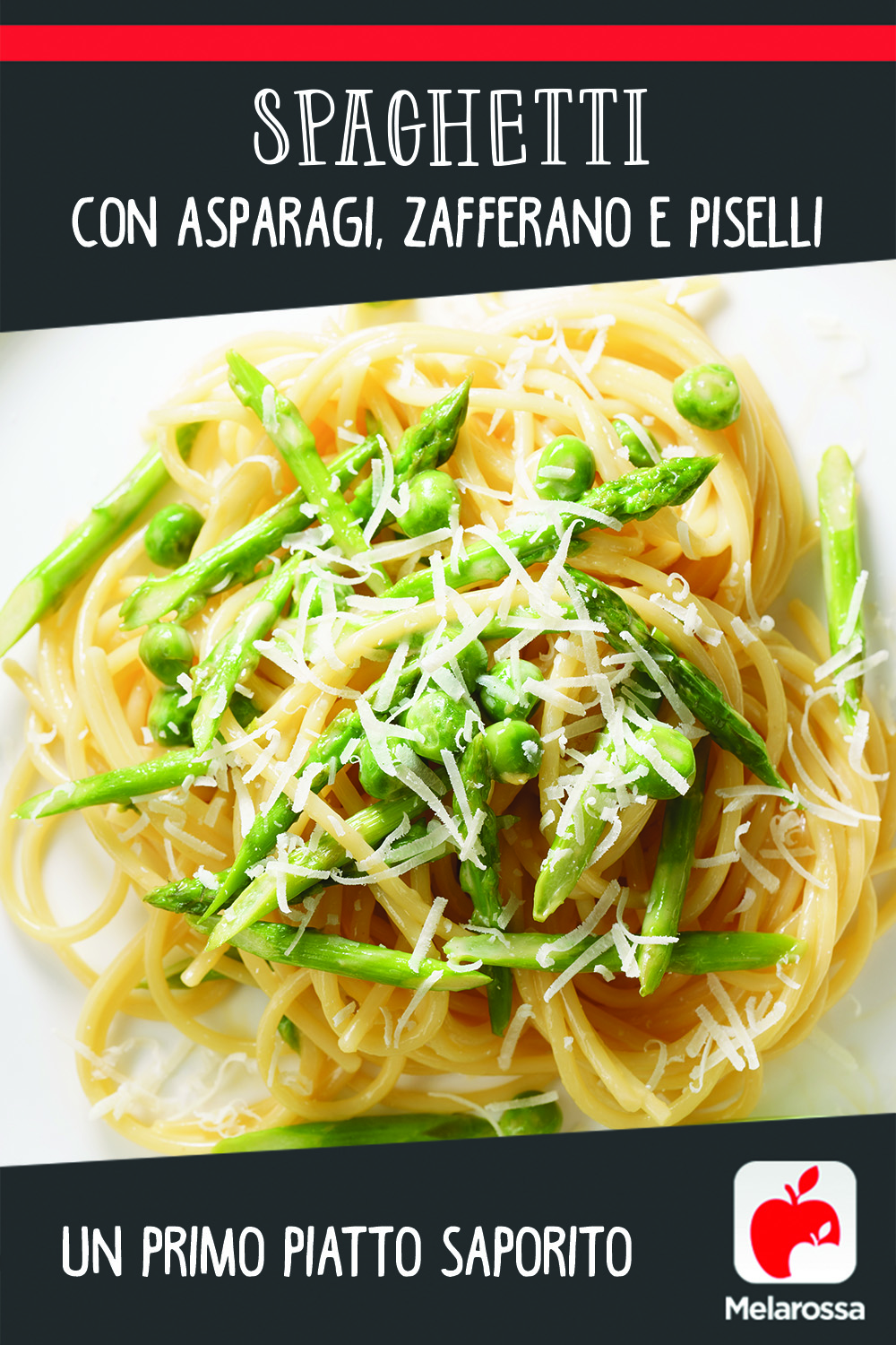 Spaghetti con asparagi, zafferano e piselli: un primo piatto saporito 3 Spaghetti con asparagi, zafferano e piselli: un primo piatto saporito